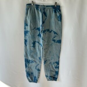 PrettyLittleThing Blue Tie Dye Printed Sweatpants Size 4
